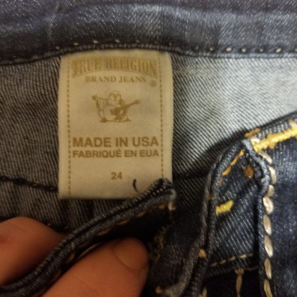 True Religion Dark Wash Skinny Denim - Picture 3 of 6